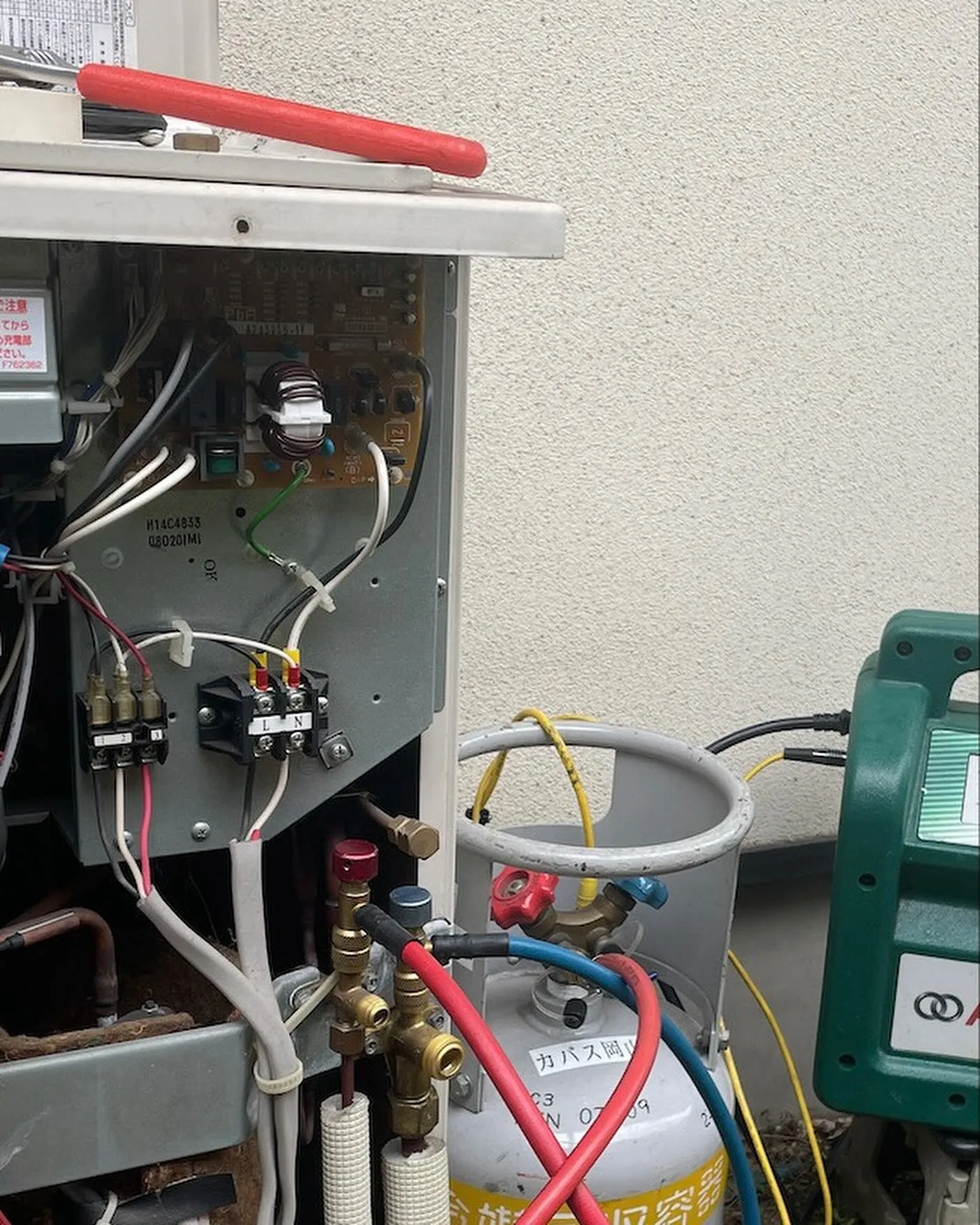 ☆ガス回収中の様子☆