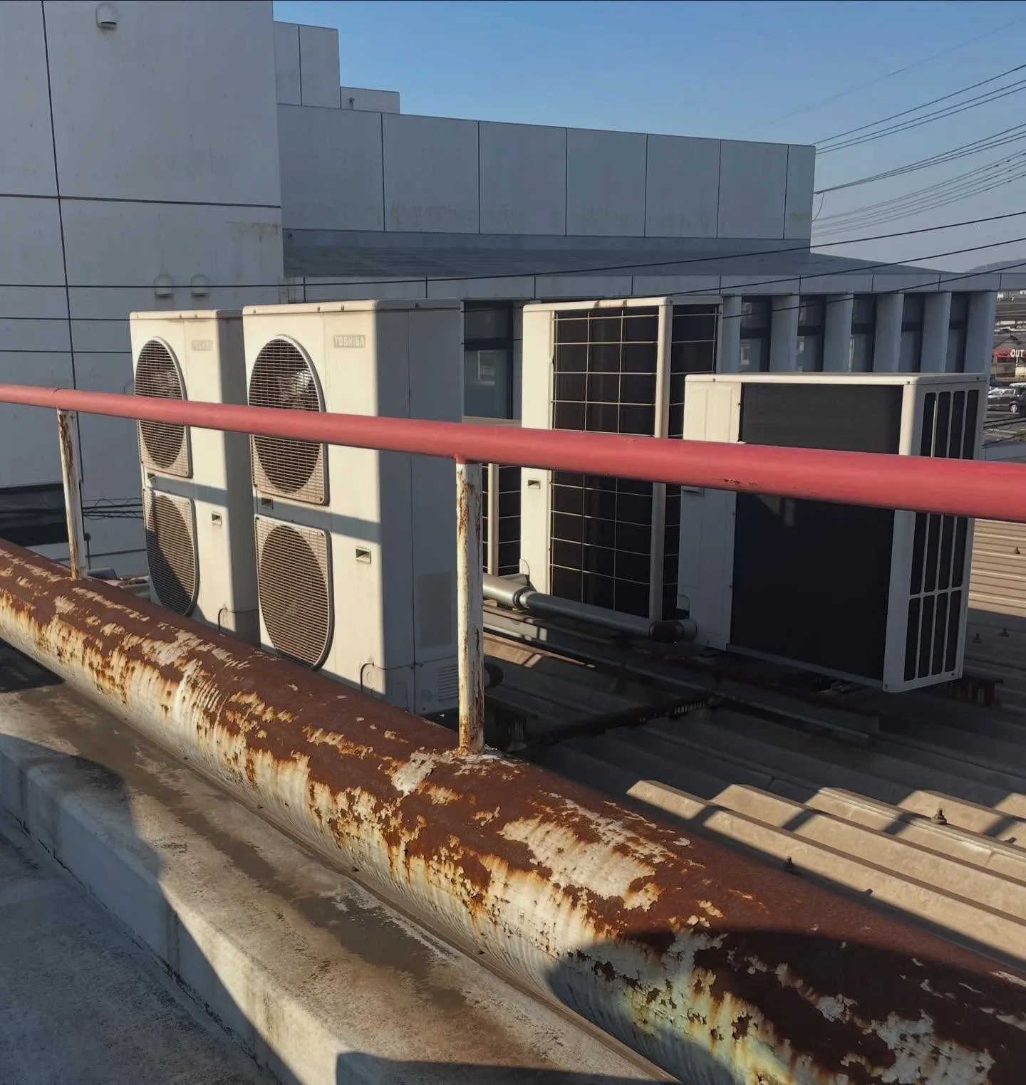 25年前のエアコンが停止