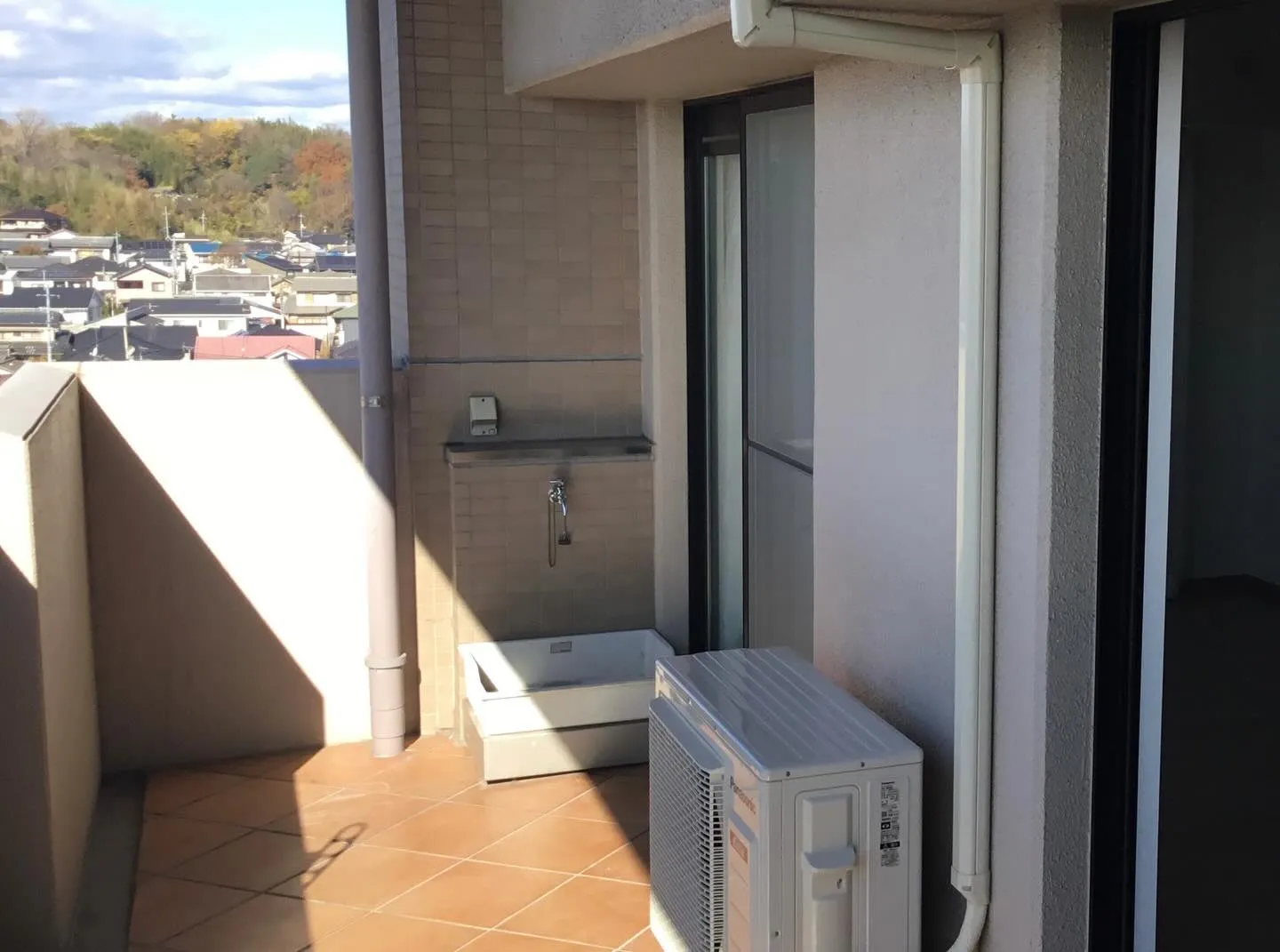 マンションのエアコン取付工事