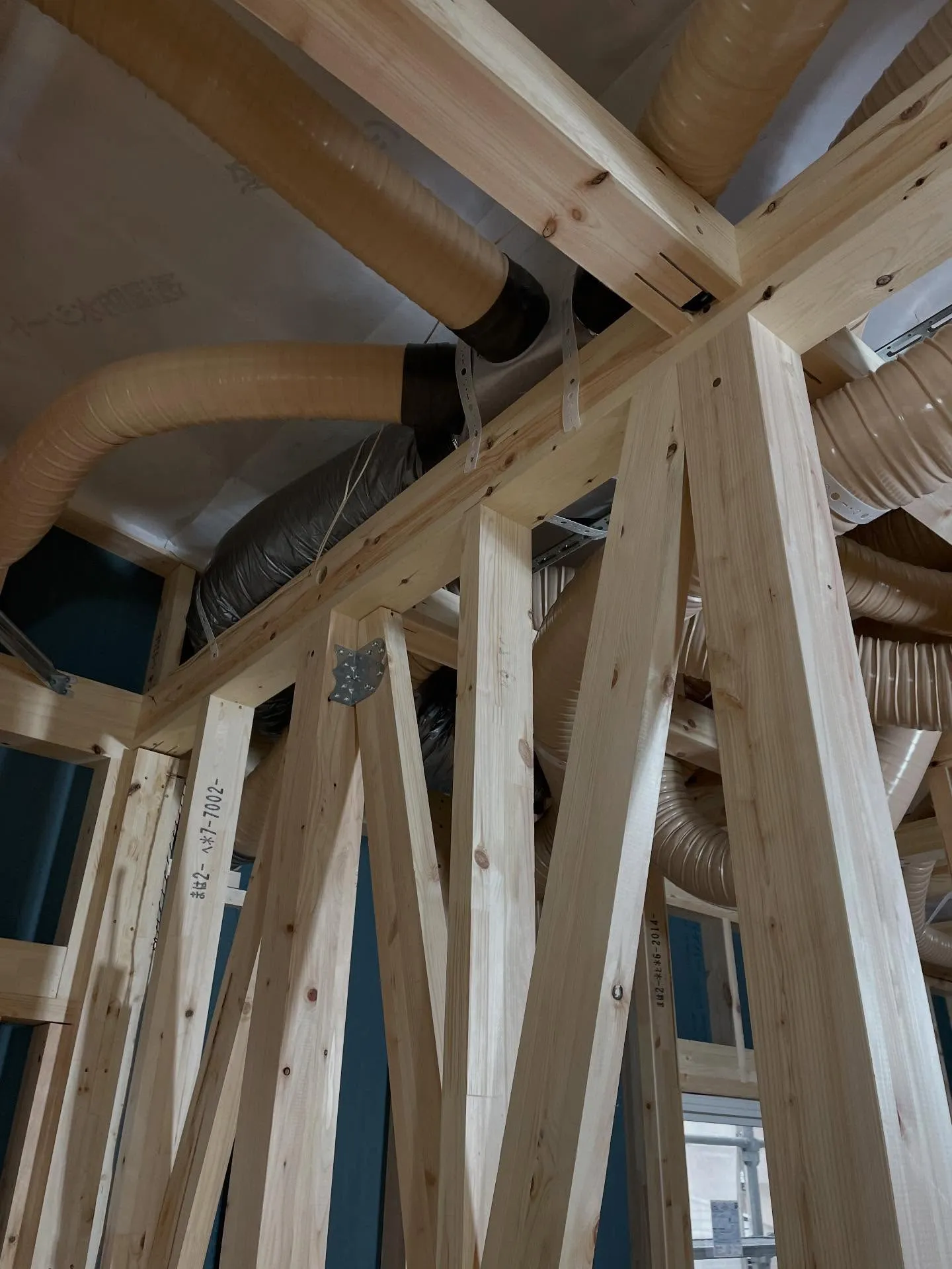 全館空調のお仕事です