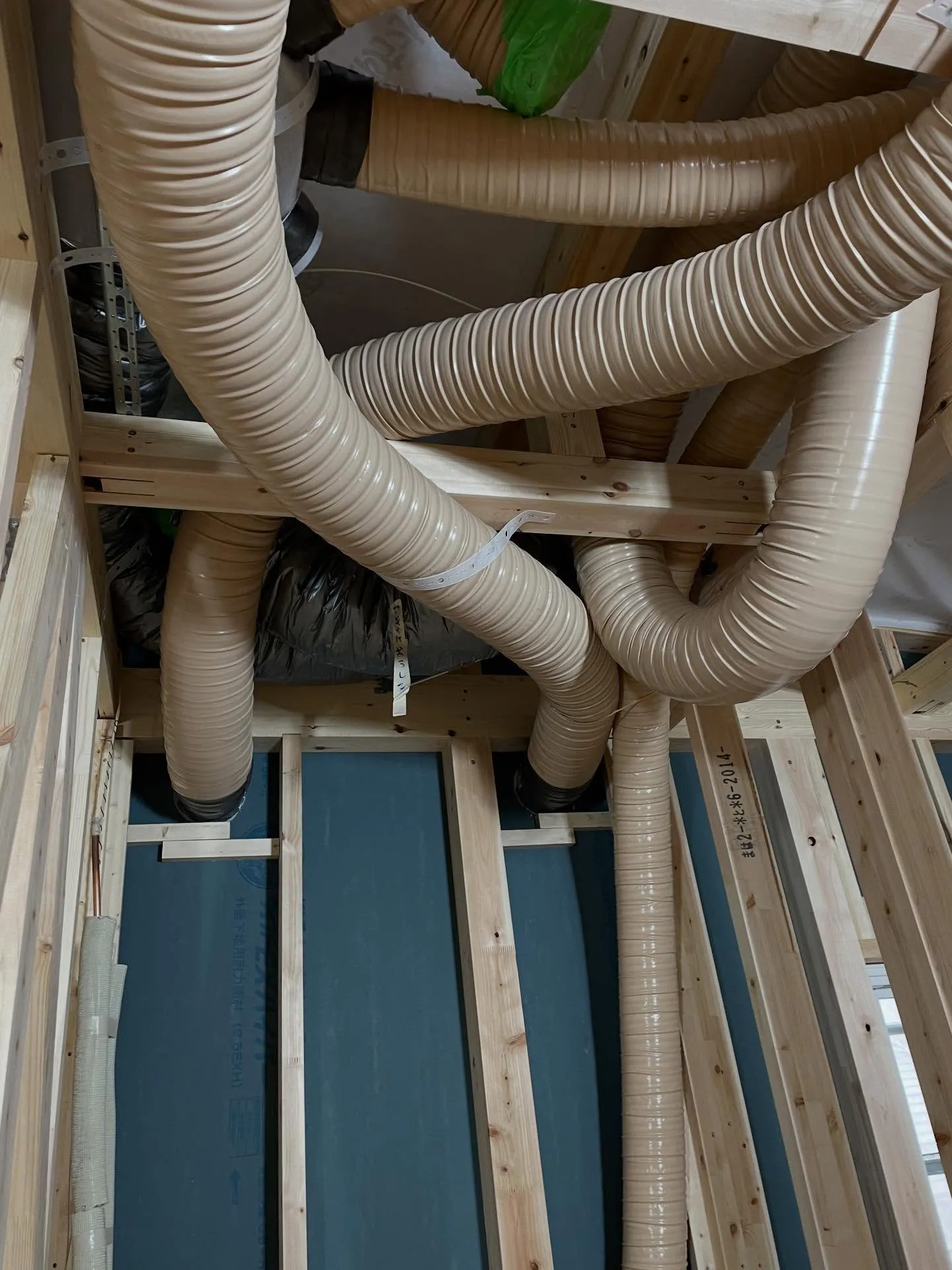 全館空調のお仕事です