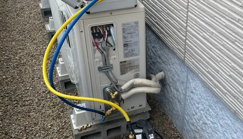 隠蔽配管空調機器入替え工事