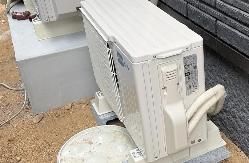 【新築 隠蔽配管エアコン工事】